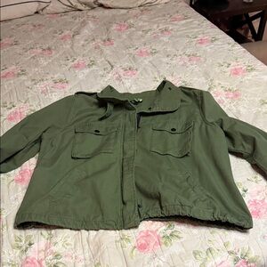 torrid Olive Green Utility Jacket